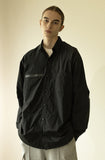 マスノウン(MASSNOUN)   ZIPPER POCKET OVERSIZED SHIRTS MFZST001-BK