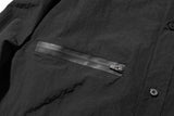 マスノウン(MASSNOUN)   ZIPPER POCKET OVERSIZED SHIRTS MFZST001-BK
