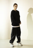 マスノウン(MASSNOUN) THUMB HALL WOOL KNIT MFZNT001-BK