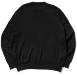 マスノウン(MASSNOUN) THUMB HALL WOOL KNIT MFZNT001-BK