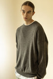 マスノウン(MASSNOUN)  THUMB HALL WOOL KNIT MFZNT001-GY