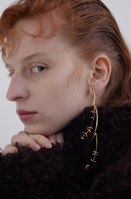 MONDAY EDITION(マンデイエディション) Eucalyptus Cinerea Single Earring