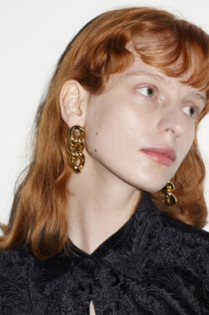 MONDAY EDITION(マンデイエディション) New Bold Chain Earring