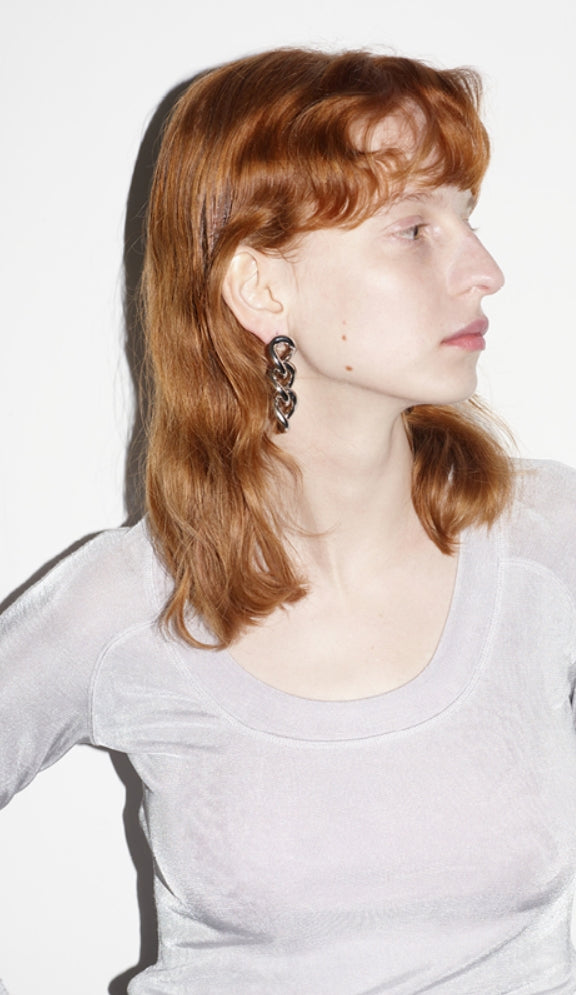 MONDAY EDITION(マンデイエディション) New Bold Chain Earring
