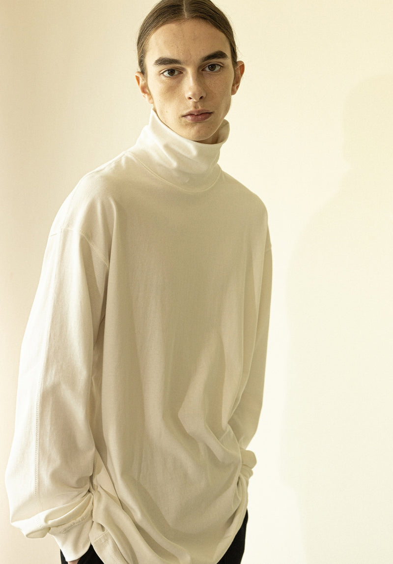 マスノウン(MASSNOUN)   STITCH TURTLE LONG SLEEVES MWZLS001-WT