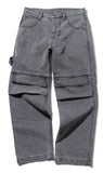 マスノウン(MASSNOUN)   FAKE POCKET DENIM PANTS MFZJP001-GY