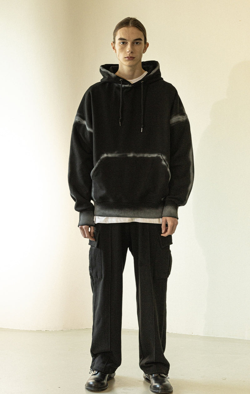 マスノウン(MASSNOUN)  STRING HEAVY TRAINING PANTS MWZTP002-BK