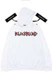 ブラックブロンド(BLACKBLOND)  BBD Painted Graffiti Logo Hoodie (White)