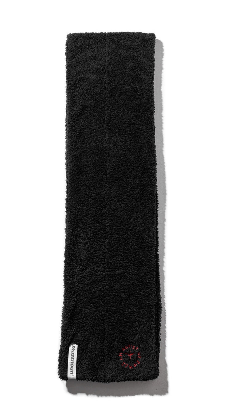 マスノウン(MASSNOUN)  SOFT WOOL ABUSE POWER MUFFLER MWZAM002-BK