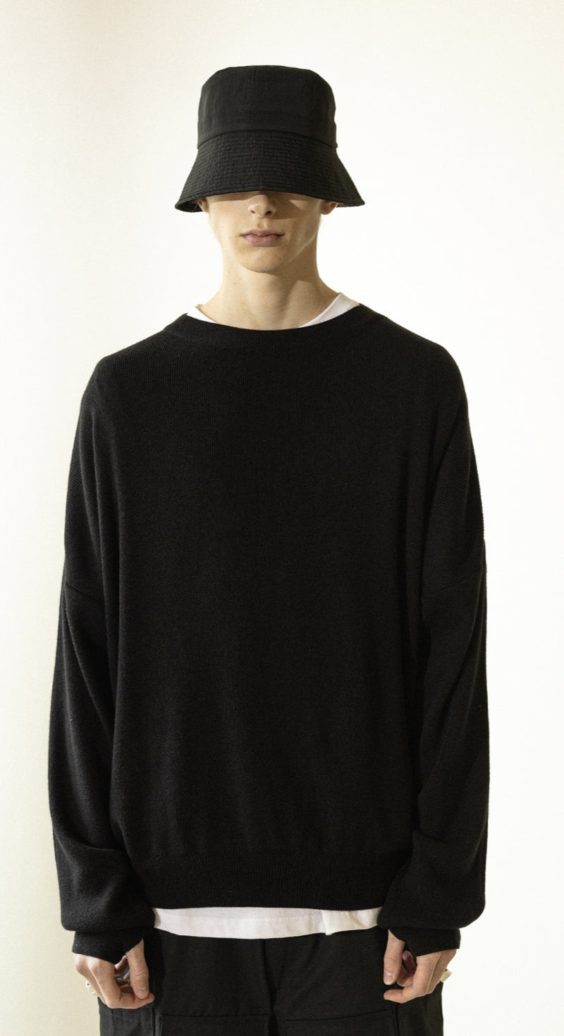 マスノウン(MASSNOUN)  NYLON BUCKET MFZAC001-BK