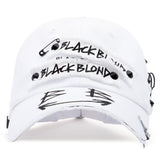 ブラックブロンド(BLACKBLOND)  BBD Big Smile Patch Logo Cap (White)