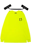 ブラックブロンド(BLACKBLOND)  BBD Reflection Classic Smile Logo Long Sleeve Tee (Neon)
