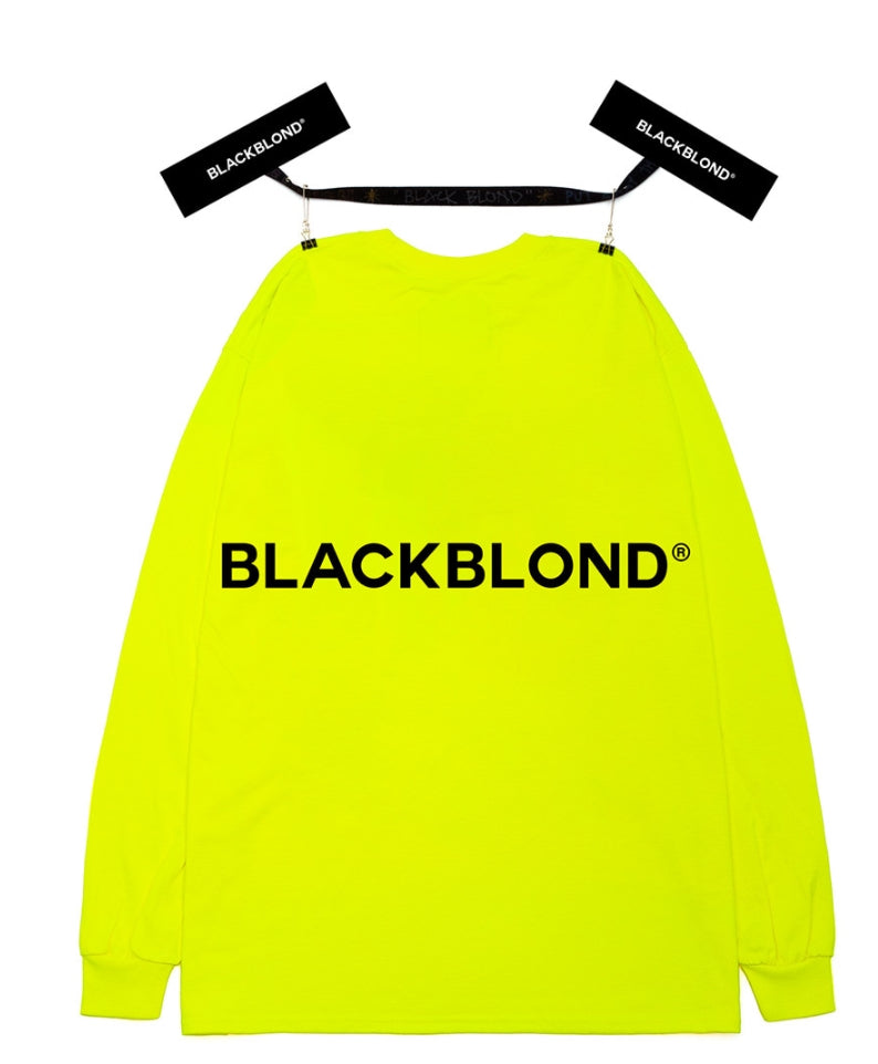 ブラックブロンド(BLACKBLOND)  BBD Reflection Classic Smile Logo Long Sleeve Tee (Neon)