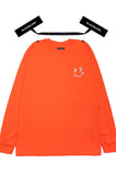 ブラックブロンド(BLACKBLOND)  BBD Reflection Classic Smile Logo Long Sleeve Tee (Orange)