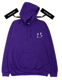 ブラックブロンド(BLACKBLOND)  BBD Reflection Classic Smile Logo Hoodie (Purple)