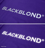 ブラックブロンド(BLACKBLOND)  BBD Reflection Classic Smile Logo Hoodie (Purple)