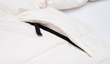ブラックブロンド(BLACKBLOND)  BBD Reflection Classic Logo Duck Down Short Padding Jacket (Ivory)
