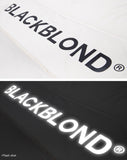 ブラックブロンド(BLACKBLOND)  BBD Reflection Classic Logo Duck Down Short Padding Jacket (Ivory)