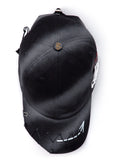 ブラックブロンド(BLACKBLOND)  BBD Ghost Slogan Patch Logo Cap (Black)