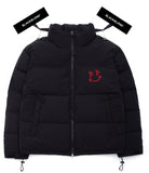 ブラックブロンド(BLACKBLOND)  BBD Devil Smile Duck Down Short Padding Jacket (Black)