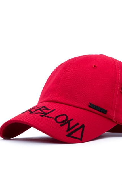 ブラックブロンド(BLACKBLOND)  BBD Plate Signature Logo Cap (Red)
