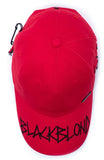 ブラックブロンド(BLACKBLOND)  BBD Plate Signature Logo Cap (Red)