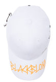 ブラックブロンド(BLACKBLOND)  BBD Plate Signature Logo Cap (White)