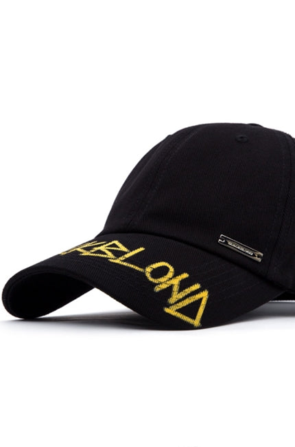 ブラックブロンド(BLACKBLOND)  BBD Plate Signature Logo Cap (Black)
