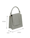 BBYB(ビービーワイビー) Croc Ora Tote Bag (Quiet Grey)