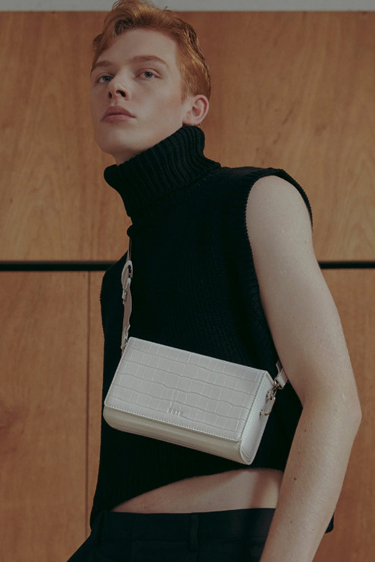 BBYB(ビービーワイビー) Mio Unisex Cross Bag (Titanium White)