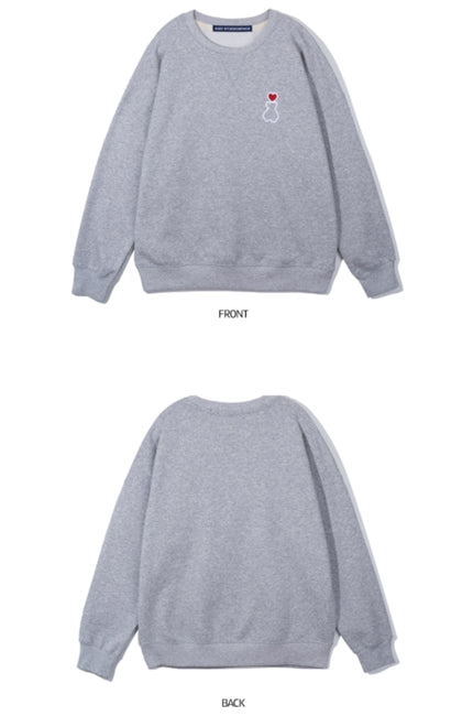 AQO_studiospace(アコスタジオスペース)  AQO HEART EDITION SWEATSHIRTS GREY