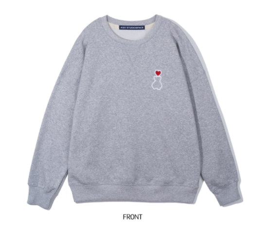 AQO_studiospace(アコスタジオスペース)  AQO HEART EDITION SWEATSHIRTS GREY