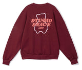 AQO_studiospace(アコスタジオスペース)  AQO LETTERING SWEATSHIRTS WINE