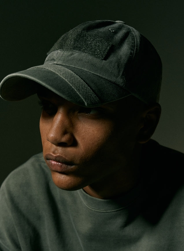 OVERR(オベルー)  20FW PIGMENT KHAKI VELCRO BALL CAP