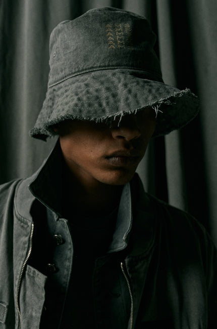 OVERR(オベルー)  20FW PIGMENT KHAKI VELCRO BUCKET HAT