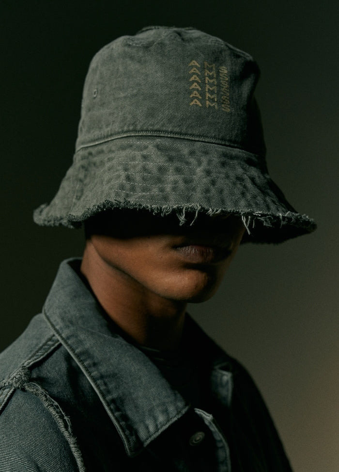 OVERR(オベルー)  20FW PIGMENT KHAKI VELCRO BUCKET HAT