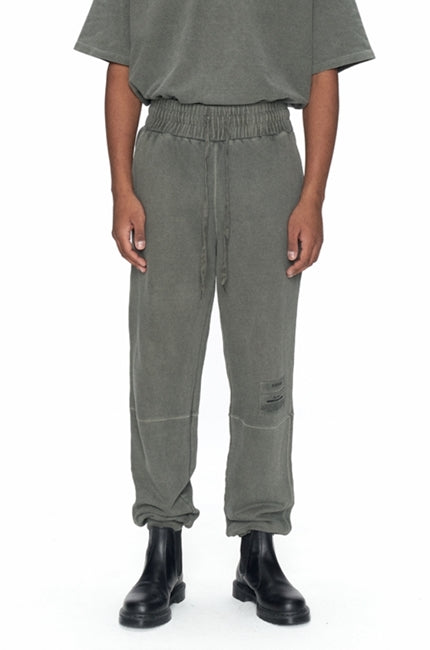OVERR(オベルー)  20FW PIGMENT KHAKI SWEATPANTS