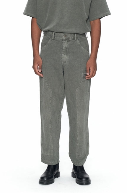 OVERR(オベルー) 20FW PIGMENT KHAKI WORK PANTS