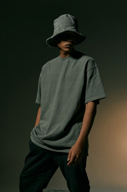 OVERR(オベルー) 20FW PIGMENT KHAKI LONG T-SHIRTS