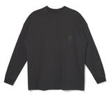 OVERR(オベルー) 20FW AMOUR-PROPRE LOGO CHARCOAL L/S T-SHIRTS