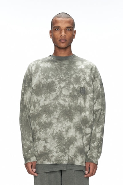 OVERR(オベルー) 20FW TIE-DIE KHAKI L/S T-SHIRTS