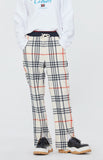 ロマンティッククラウン(ROMANTIC CROWN) CLASSIC CHECK BANDING PANTS_OATMEAL