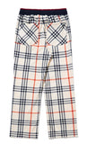 ロマンティッククラウン(ROMANTIC CROWN) CLASSIC CHECK BANDING PANTS_OATMEAL