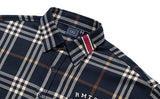 ロマンティッククラウン(ROMANTIC CROWN)  CLASSIC CHECK SHIRT_NAVY