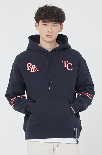ロマンティッククラウン(ROMANTIC CROWN)   RMTC BANDING HOODIE_NAVY