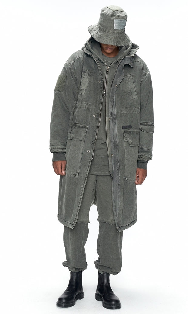 OVERR(オベルー) 20FW PIGMENT KHAKI HEAVY WEIGHT PARKA