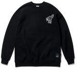 STIGMA(スティグマ) CAT OVERSIZED HEAVY SWEAT CREWNECK BLACK