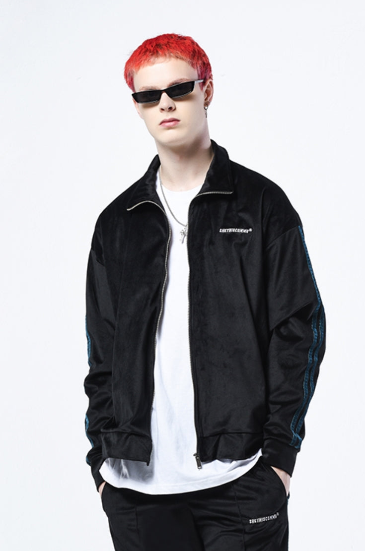 シディスコンマ(SHETHISCOMMA)  20 VELOUR TRACK TOP