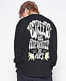 STIGMA(スティグマ) 20 SMILE OVERSIZED LONG SLEEVES T-SHIRTS BLACK