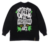 STIGMA(スティグマ) 20 SMILE OVERSIZED LONG SLEEVES T-SHIRTS BLACK